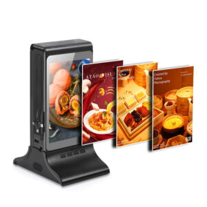 Dual LCD WiFi Table Advertising Player Restaurant Menu Charging Station FYD835SD - Image 3